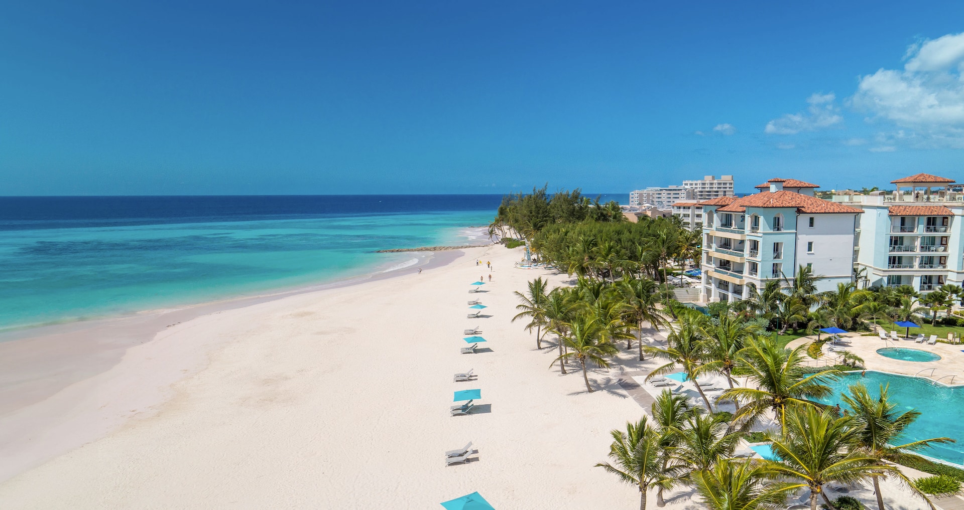 Sandals anniversary and romantic setup on beach