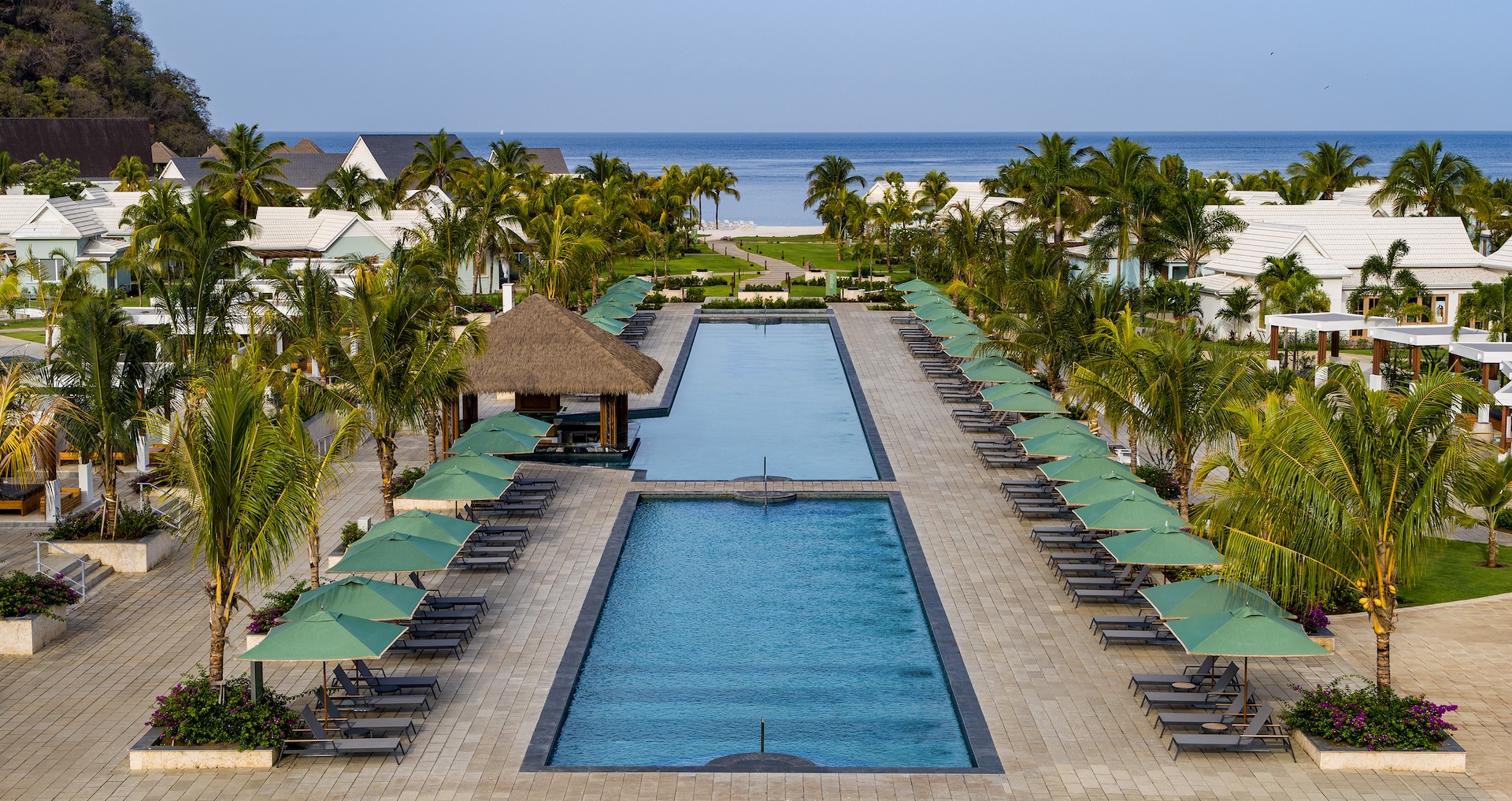 Pool and resort grounds