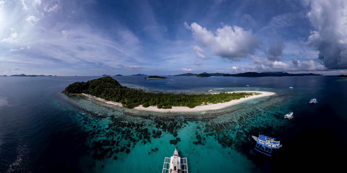 Tropical Island White Sand Beach
